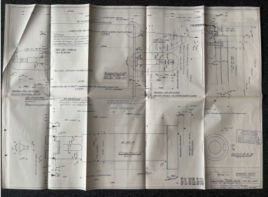 أسطوانة مثخنة  Voith Finck 1250 × 4000 مم